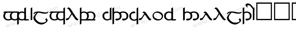 Tengwar Optime Diagon字体转换